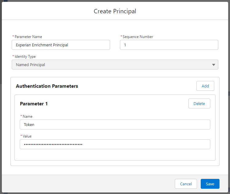 Create Principal