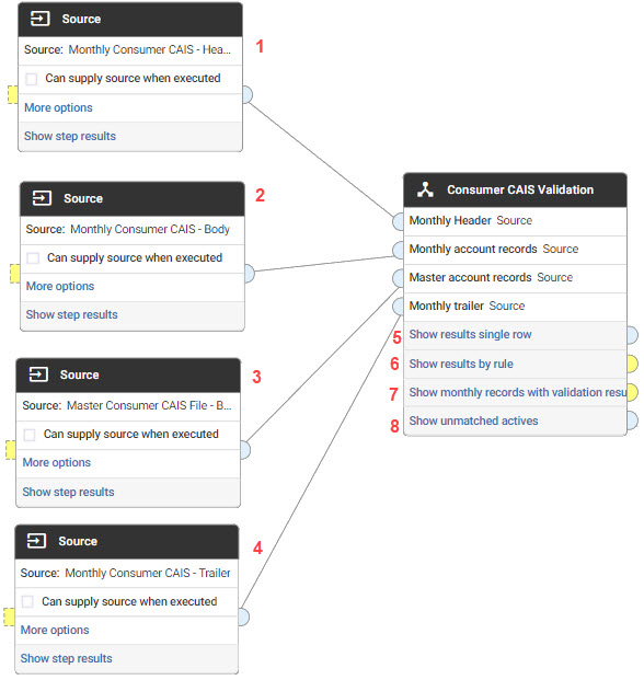 Consumer CAIS Validation Workflow